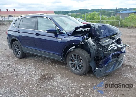 2022 Volkswagen Tiguan Se z USA, uszkodzony, nr VIN 3VV2B7AX2NM174360